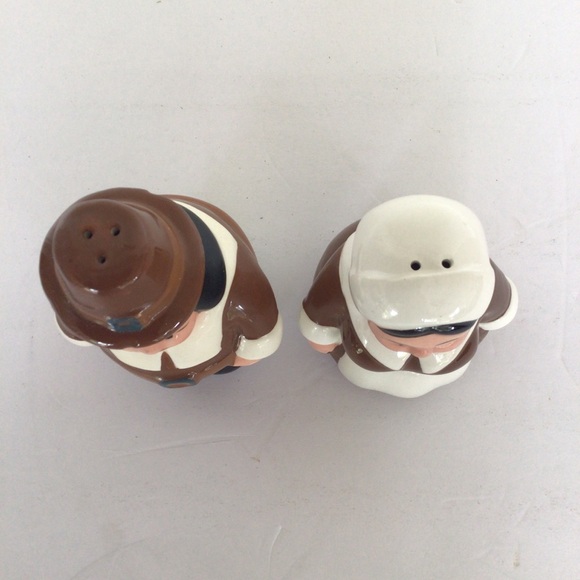 PUBLIX VINTAGE THE PILGRIM PAIR SALT AND PEPPER SHAKERS NWT - Picture 5 of 10